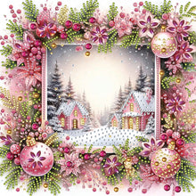 Load image into Gallery viewer, Diamond Painting - Partial Special Shaped - Christmas snow town (30*30CM)
