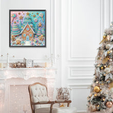 Load image into Gallery viewer, Diamond Painting - Partial Special Shaped - Cookie candy house (30*30CM)
