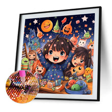 Load image into Gallery viewer, Diamond Painting - Full Square - Halloween child (40*40CM)
