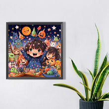 Load image into Gallery viewer, Diamond Painting - Full Square - Halloween child (40*40CM)
