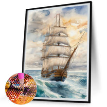 Load image into Gallery viewer, Diamond Painting - Full Square - Sailboat (30*40CM)
