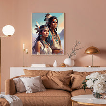 Load image into Gallery viewer, Diamond Painting - Full Round - Indian couple (30*40CM)
