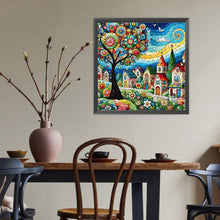 Load image into Gallery viewer, Diamond Painting - Full Round - Colorful house street (40*40CM)
