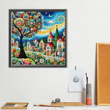 Load image into Gallery viewer, Diamond Painting - Full Round - Colorful house street (40*40CM)
