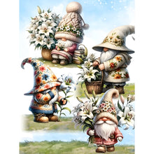 Load image into Gallery viewer, Diamond Painting - Full Round - Flower gnome (30*40CM)
