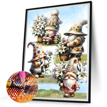 Load image into Gallery viewer, Diamond Painting - Full Round - Flower gnome (30*40CM)
