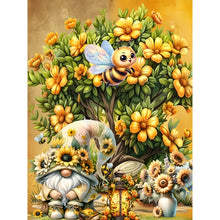Load image into Gallery viewer, Diamond Painting - Full Round - Flower gnome (30*40CM)

