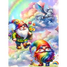 Load image into Gallery viewer, Diamond Painting - Full Round - Flower gnome (30*40CM)
