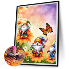 Load image into Gallery viewer, Diamond Painting - Full Round - Flower gnome (30*40CM)
