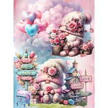 Load image into Gallery viewer, Diamond Painting - Full Round - Flower gnome (30*40CM)
