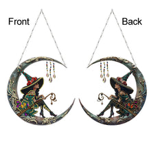Load image into Gallery viewer, Mysterious Witch Diamond Art Hanging Pendant Acrylic Diamond Painting Home Decor
