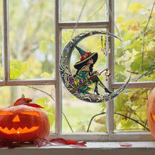 Load image into Gallery viewer, Mysterious Witch Diamond Art Hanging Pendant Acrylic Diamond Painting Home Decor
