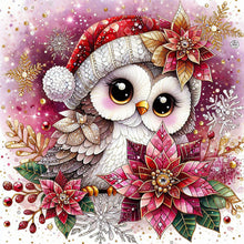Load image into Gallery viewer, Diamond Painting - Full Round - Christmas cat head Eagle (30*30CM)
