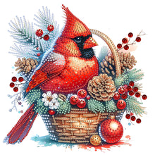 Load image into Gallery viewer, Diamond Painting - Partial Special Shaped - Christmas Cardinal (30*30CM)

