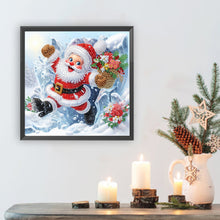 Load image into Gallery viewer, Diamond Painting - Partial Special Shaped - Santa Claus (30*30CM)
