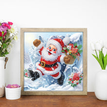 Load image into Gallery viewer, Diamond Painting - Partial Special Shaped - Santa Claus (30*30CM)

