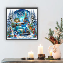 Load image into Gallery viewer, Diamond Painting - Partial Special Shaped - Christmas Car (30*30CM)
