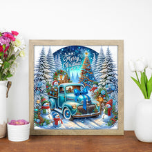 Load image into Gallery viewer, Diamond Painting - Partial Special Shaped - Christmas Car (30*30CM)
