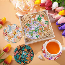 Load image into Gallery viewer, 8Pcs Wooden Leaves 5D Diamond Painting Kits Diamond Art Coasters for Party Decor
