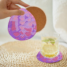 Load image into Gallery viewer, 8Pcs Wooden Leaves 5D Diamond Painting Kits Diamond Art Coasters for Party Decor
