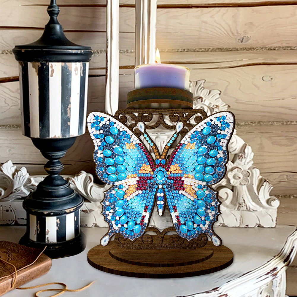 Animal Desktop 5D DIY Diamond Painting Art Candle Holder Unique Artistic Gift