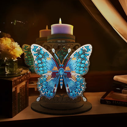 Animal Desktop 5D DIY Diamond Painting Art Candle Holder Unique Artistic Gift