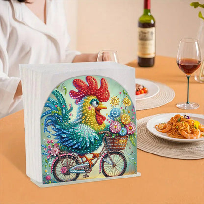 Acrylic Animals Diamond Art Storage Rack Diamond Painting Napkin Holder Ornament