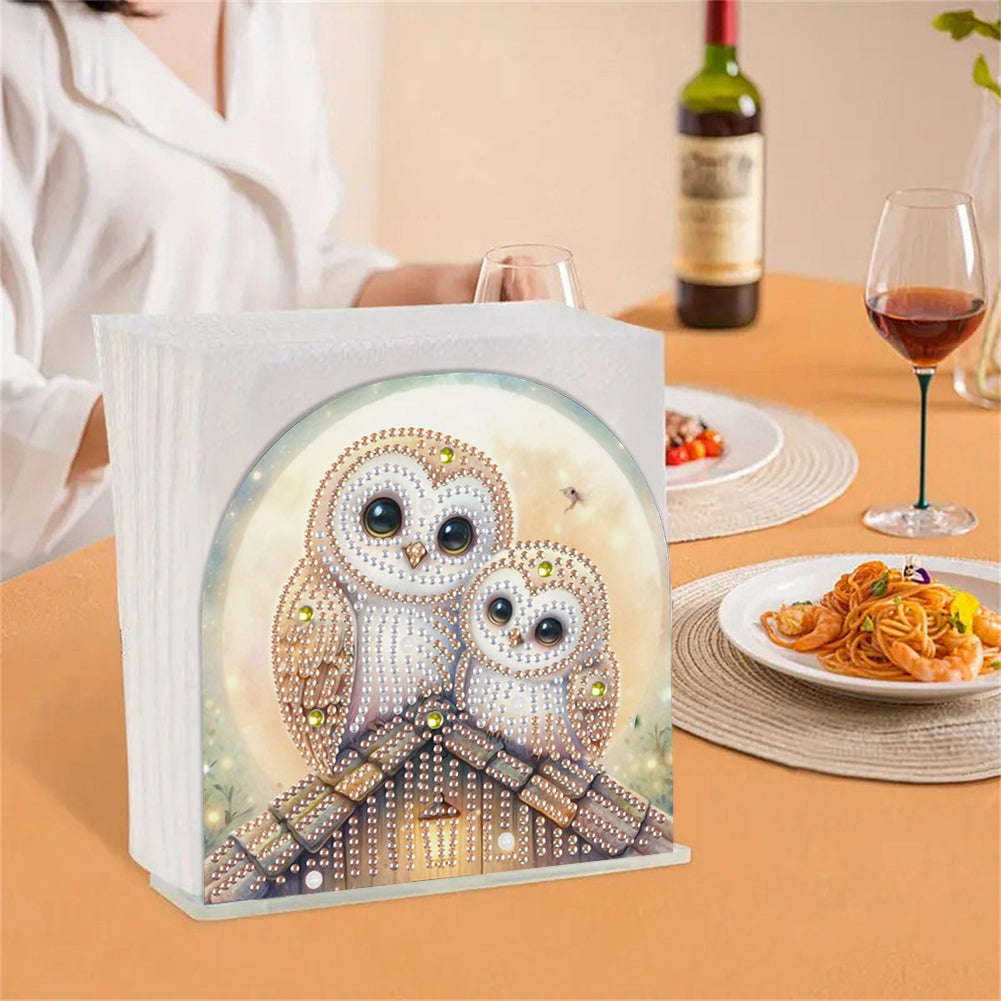 Acrylic Animals Diamond Art Storage Rack Diamond Painting Napkin Holder Ornament