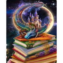 Load image into Gallery viewer, Diamond Painting - Full Round - Magic Book Dragon (40*50CM)
