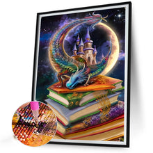 Load image into Gallery viewer, Diamond Painting - Full Round - Magic Book Dragon (40*50CM)
