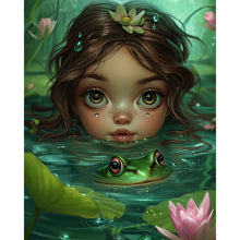 Load image into Gallery viewer, Diamond Painting - Full Round - Dark Girl (40*50CM)
