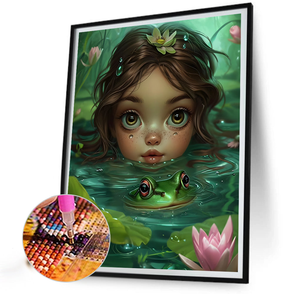 Diamond Painting - Full Round - Dark Girl (40*50CM)