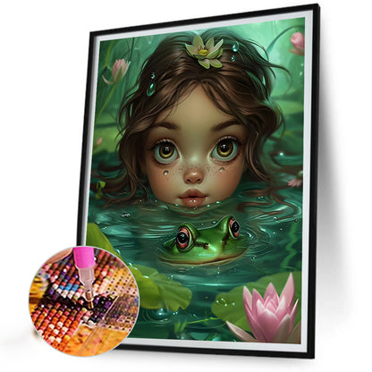 Diamond Painting - Full Round - Dark Girl (40*50CM)