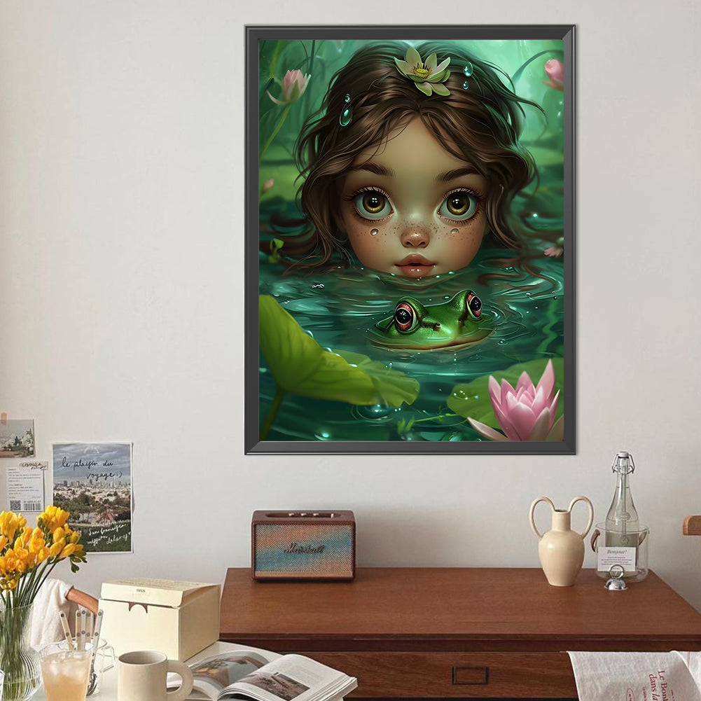 Diamond Painting - Full Round - Dark Girl (40*50CM)