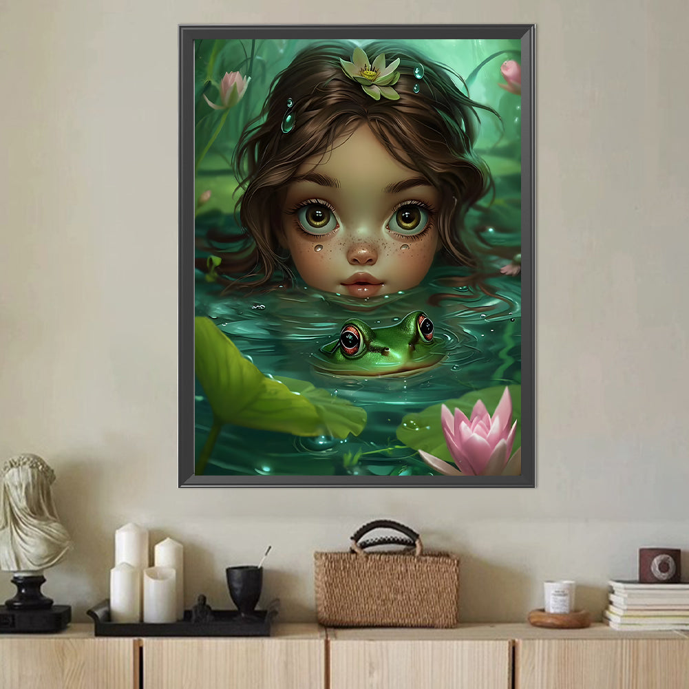 Diamond Painting - Full Round - Dark Girl (40*50CM)
