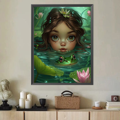 Diamond Painting - Full Round - Dark Girl (40*50CM)