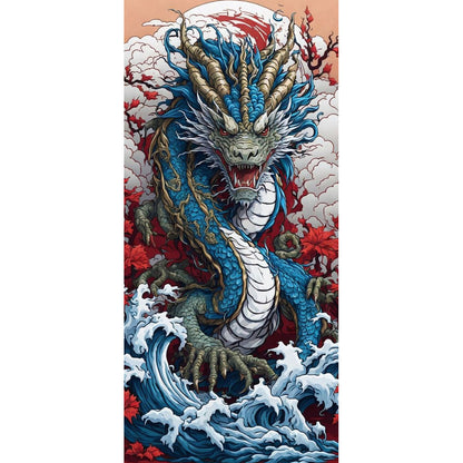Diamond Painting - Full Round - Dragon (55*110CM)