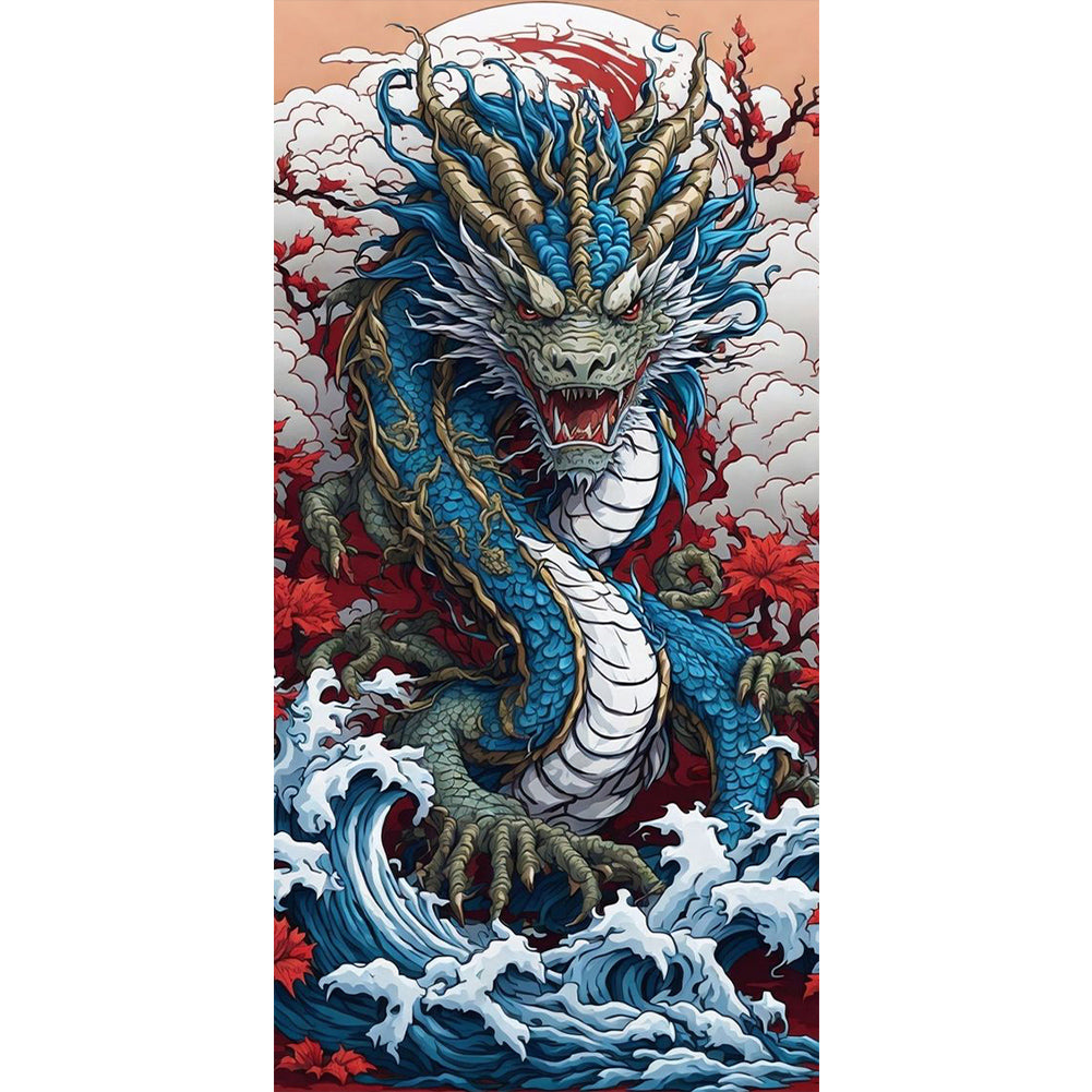 Diamond Painting - Full Round - Dragon (55*110CM)