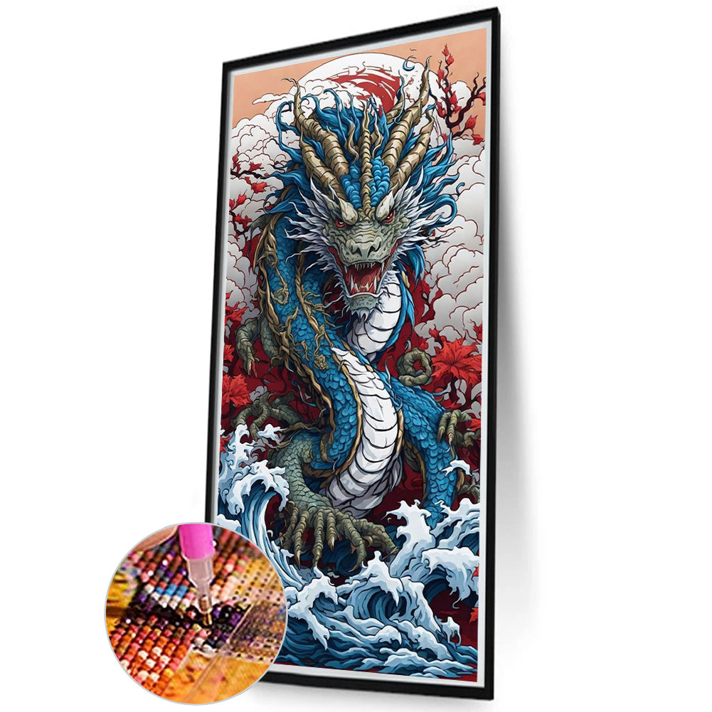 Diamond Painting - Full Round - Dragon (55*110CM)