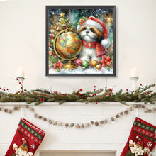 Load image into Gallery viewer, Diamond Painting - Full Round - Christmas Globe Shih Tzu (40*40CM)
