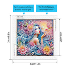 Load image into Gallery viewer, Diamond Painting - Partial Special Shaped - Beauty (30*30CM)
