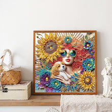 Load image into Gallery viewer, Diamond Painting - Partial Special Shaped - Beauty (30*30CM)
