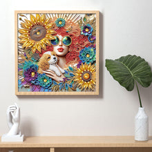 Load image into Gallery viewer, Diamond Painting - Partial Special Shaped - Beauty (30*30CM)
