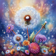 Load image into Gallery viewer, Diamond Painting - Full Round - Dandelions (30*30CM)
