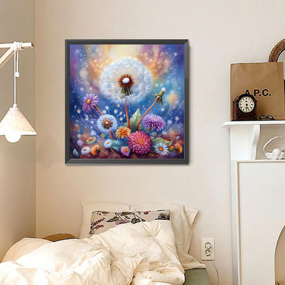 Diamond Painting - Full Round - Dandelions (30*30CM)