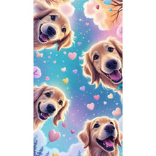 Load image into Gallery viewer, Diamond Painting - Full Round - Love puppy (40*70CM)
