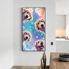 Load image into Gallery viewer, Diamond Painting - Full Round - Love puppy (40*70CM)
