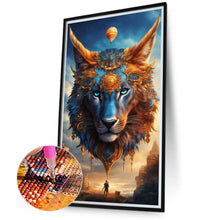 Load image into Gallery viewer, Diamond Painting - Full Round - Metal lion (40*70CM)
