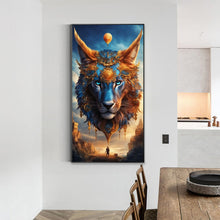 Load image into Gallery viewer, Diamond Painting - Full Round - Metal lion (40*70CM)
