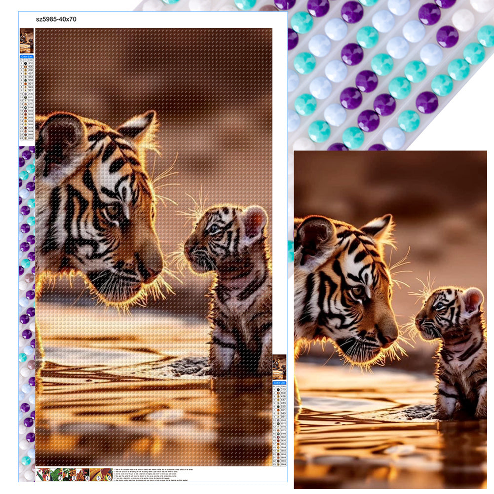 Diamond Painting - Full Round - Sea tiger (40*70CM)